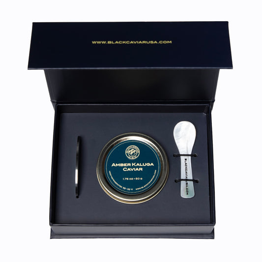 Amber Kaluga Caviar Gift Set