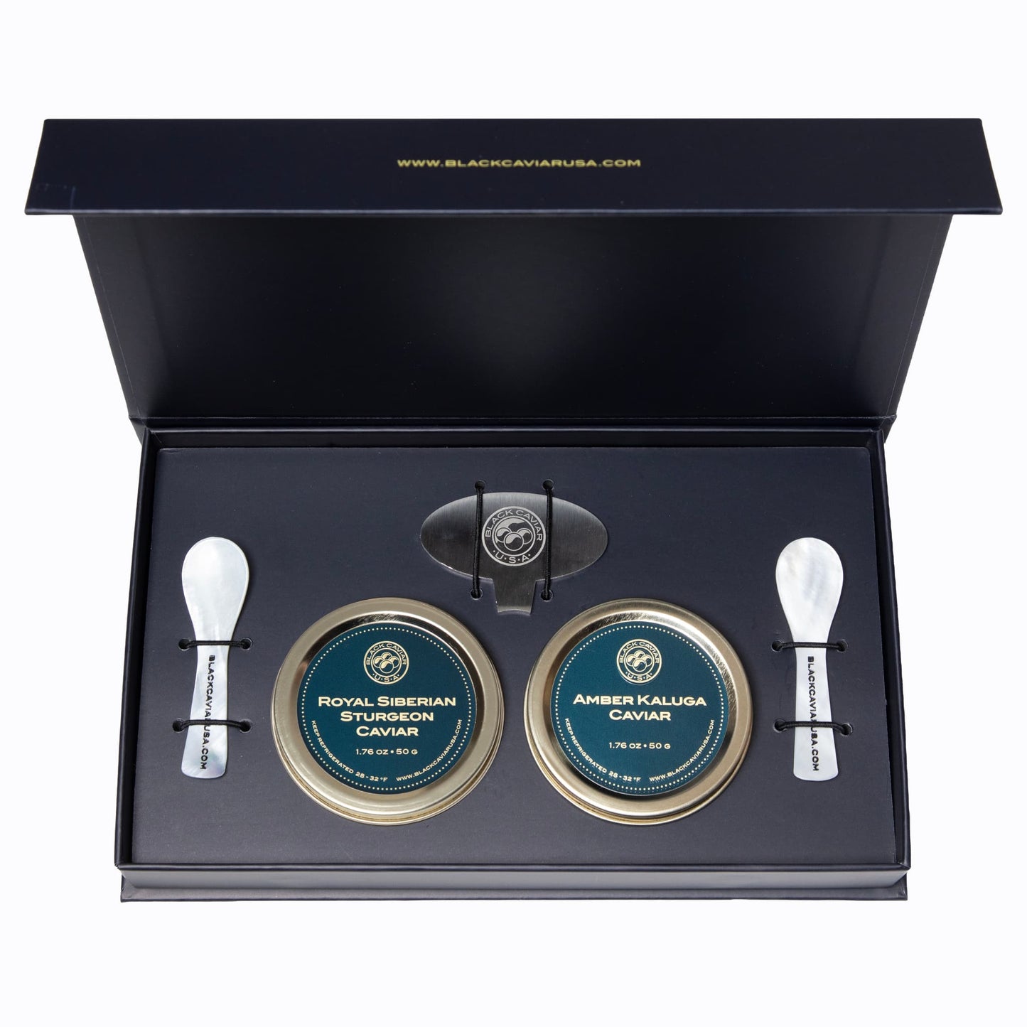 Royal Siberian Sturgeon & Amber Kaluga Caviar Gift Set