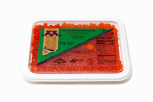 Wild Alaskan Chum Salmon Caviar XIP (Grade 1, 2026 Season) 16 oz