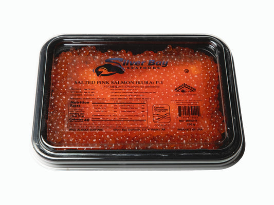 Wild Alaskan Pink Salmon Red Caviar Silver Bay (Grade 1, 2025 SEASON) 8.8 oz