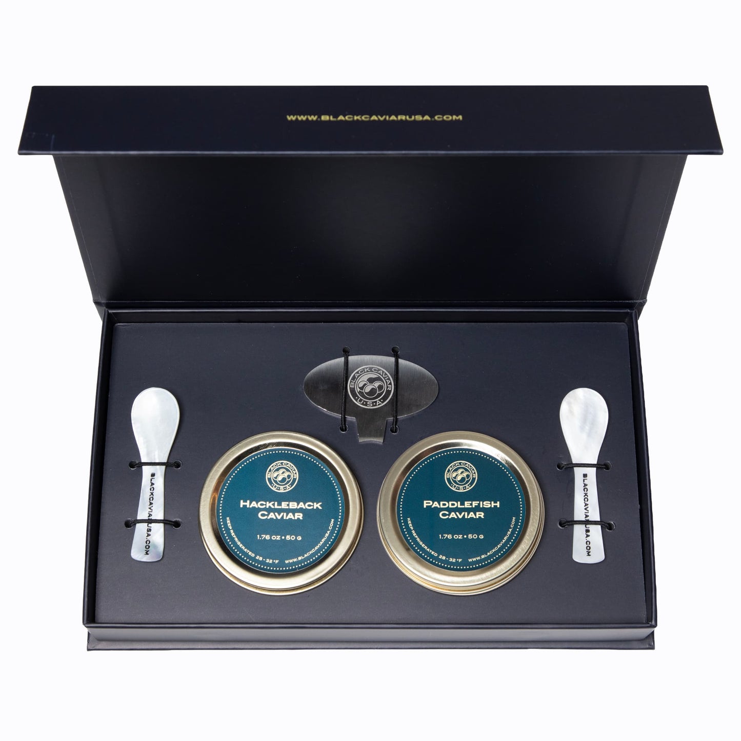 Wild Hackleback & Paddlefish Caviar Gift Set (2 x 1.76 oz)
